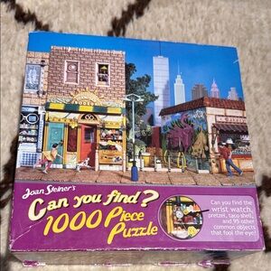 Joan Steiner's Can You Find? 1000 Piece Puzzle - Multicolor